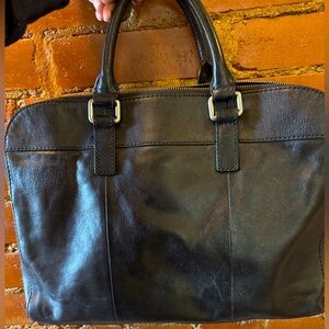 Authentic Fossil briefcase.